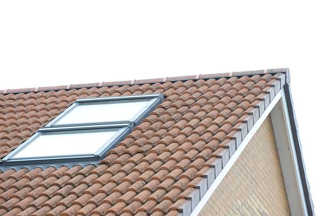 pair of velux windows above each other in loft conversion in south yorkshire 